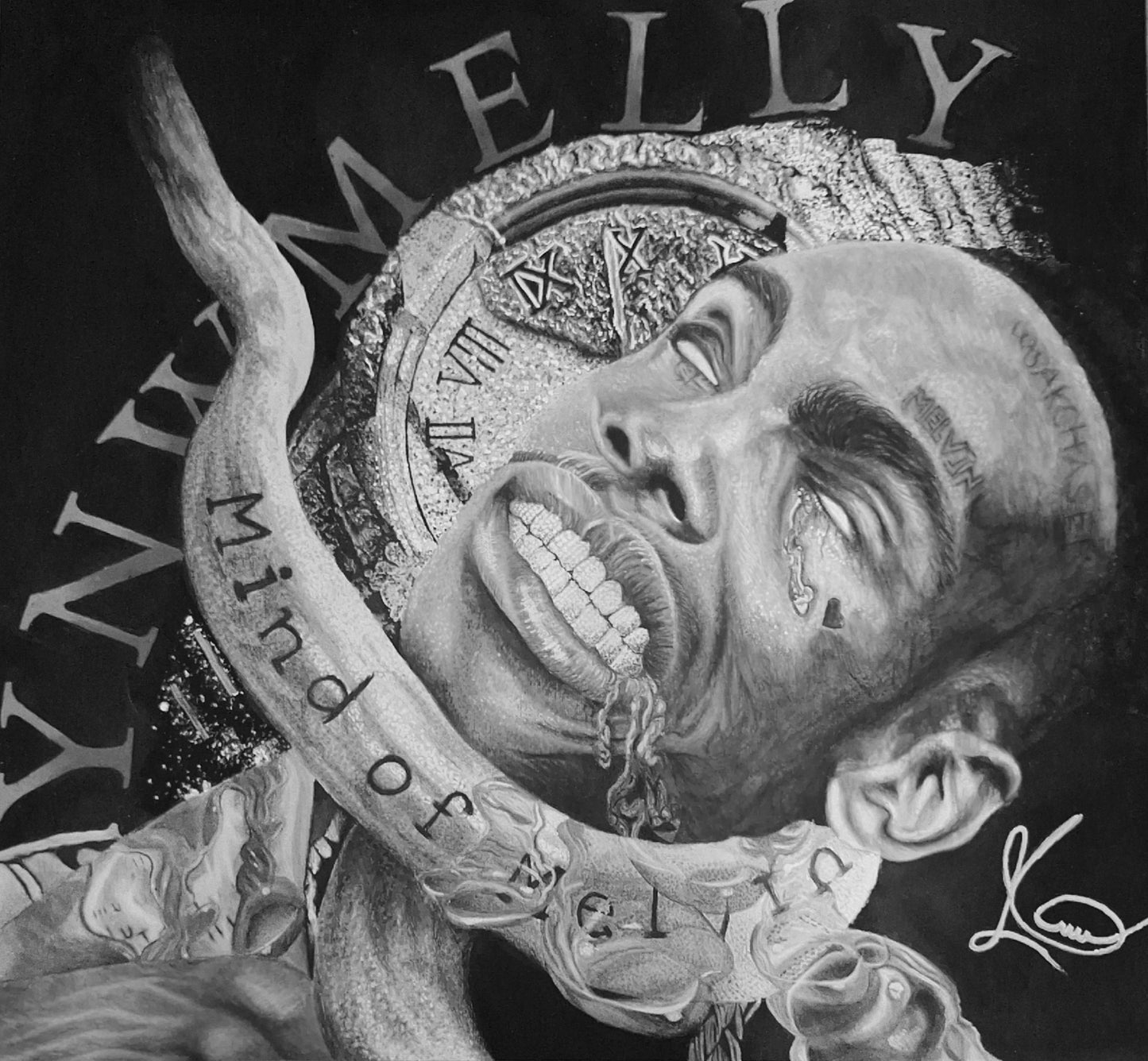 YNW Melly Mind of Melvin Art