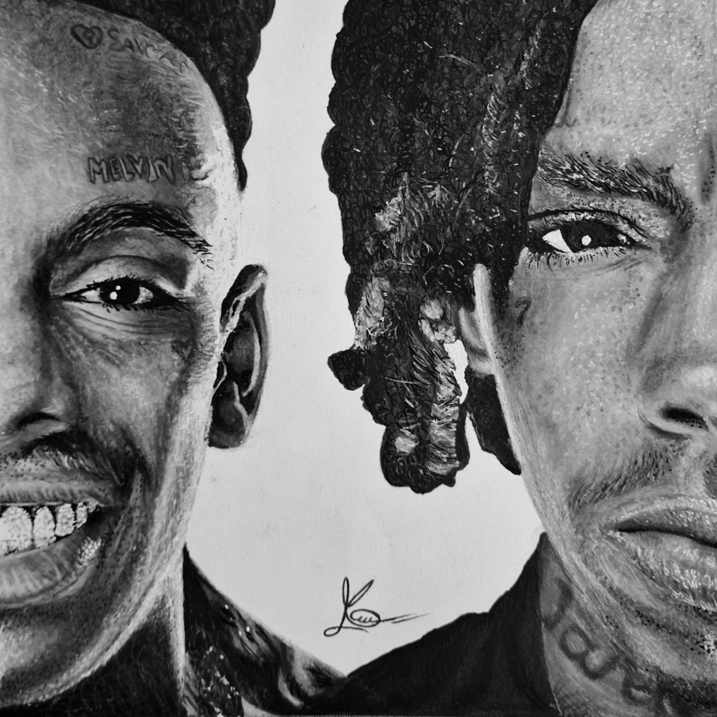 YNW Melly Two Faced Artwork