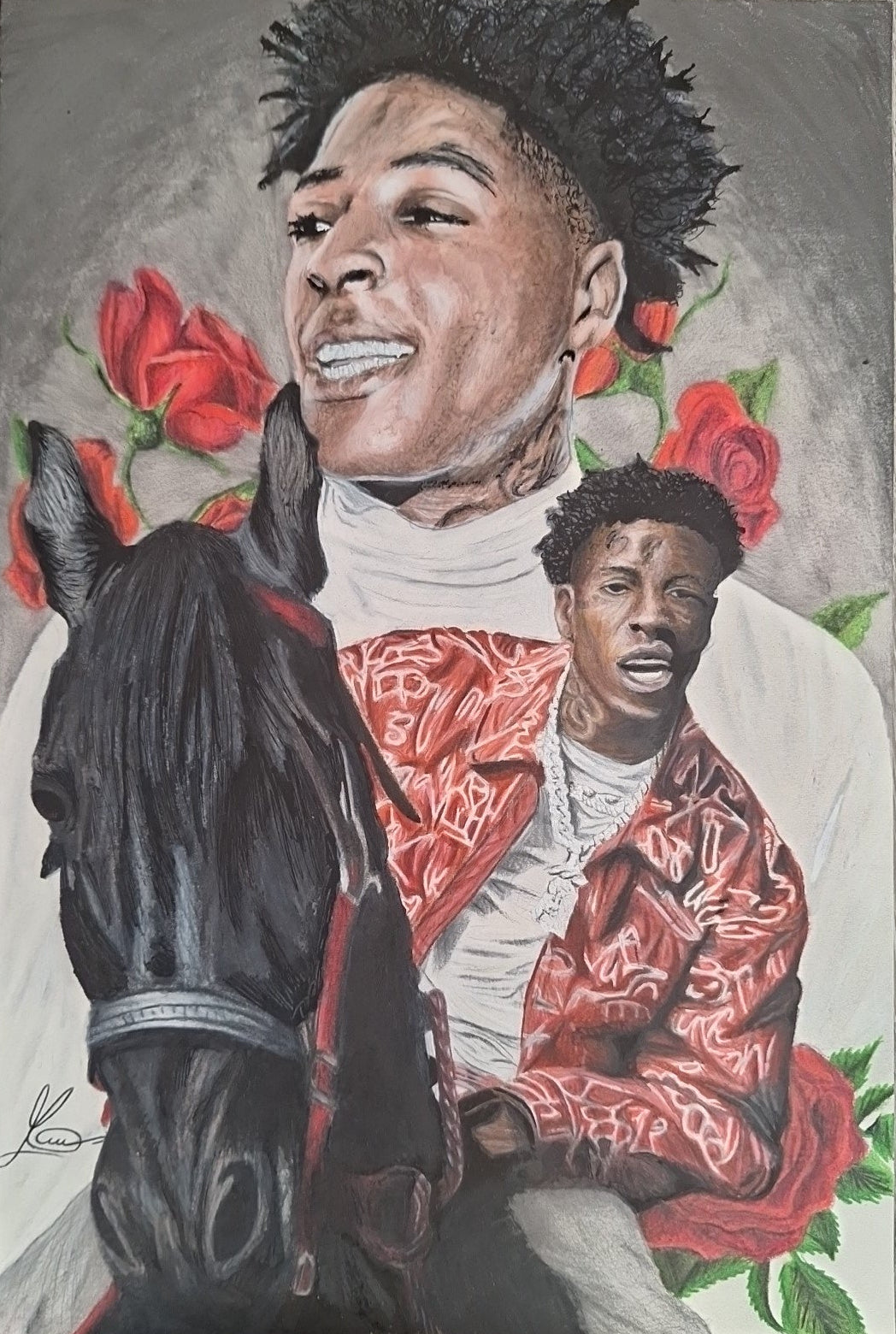 NBA YoungBoy Rosemane Art