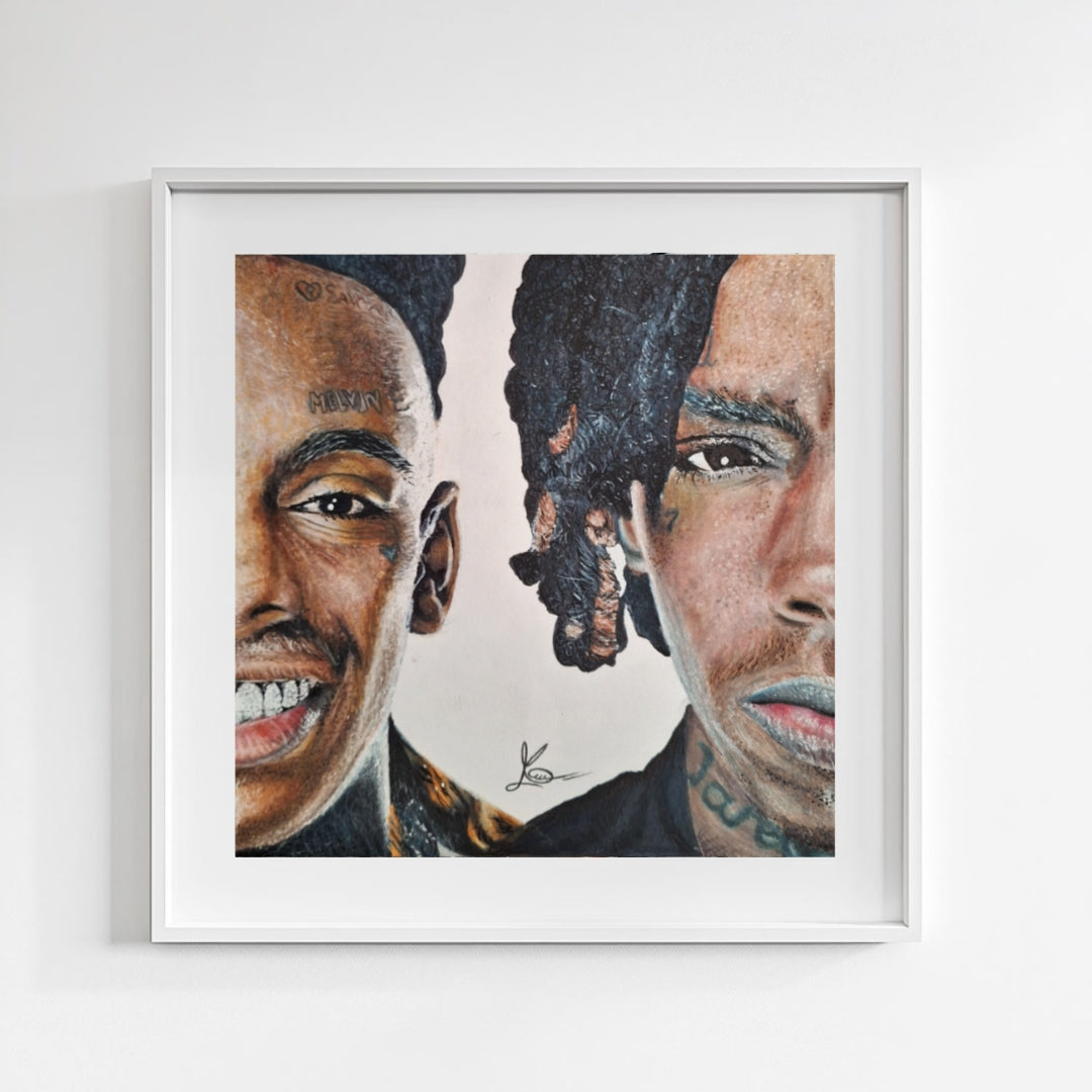 YNW Melly Two Faced Artwork