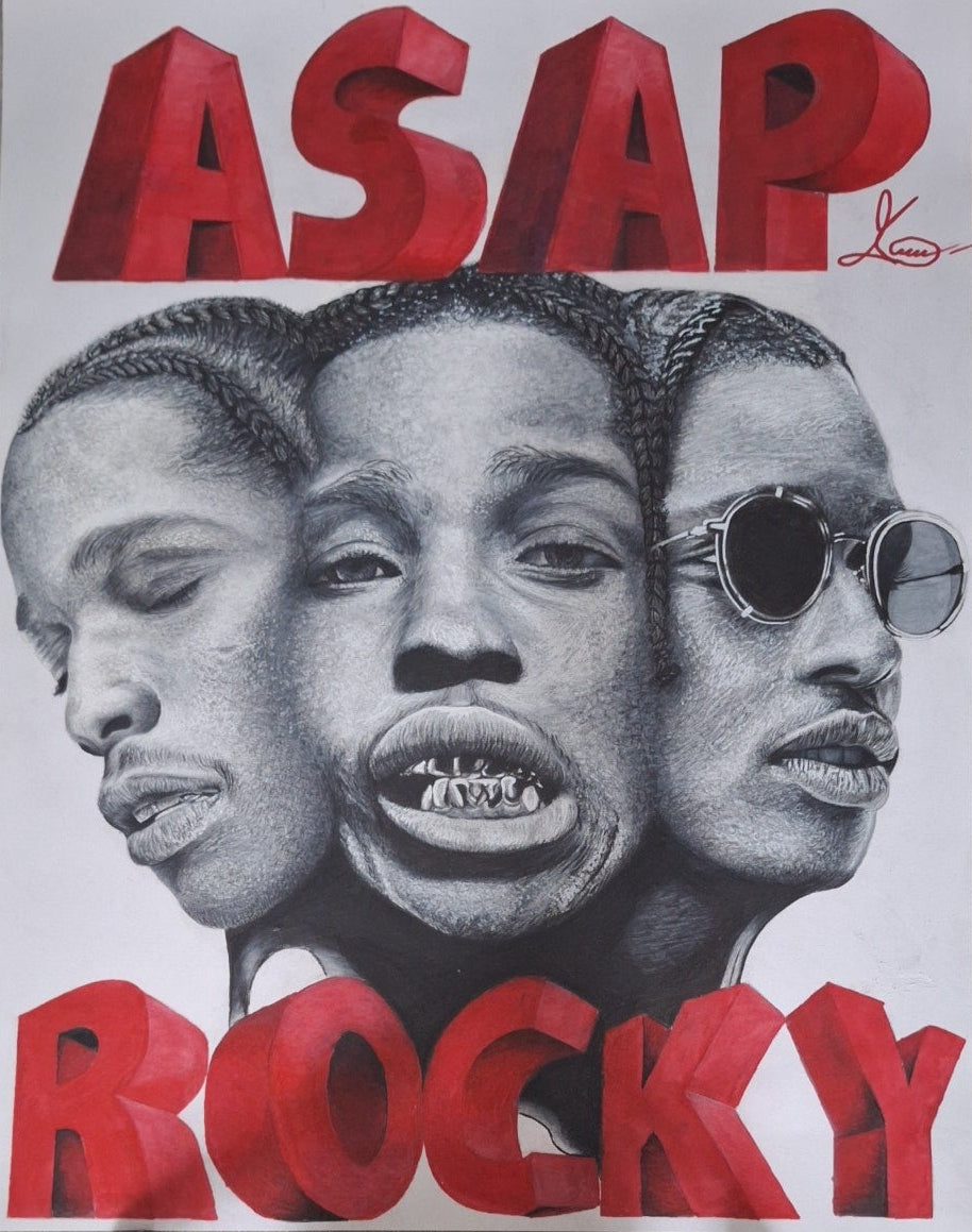 A$AP Rocky Trifecta of Rocky Art